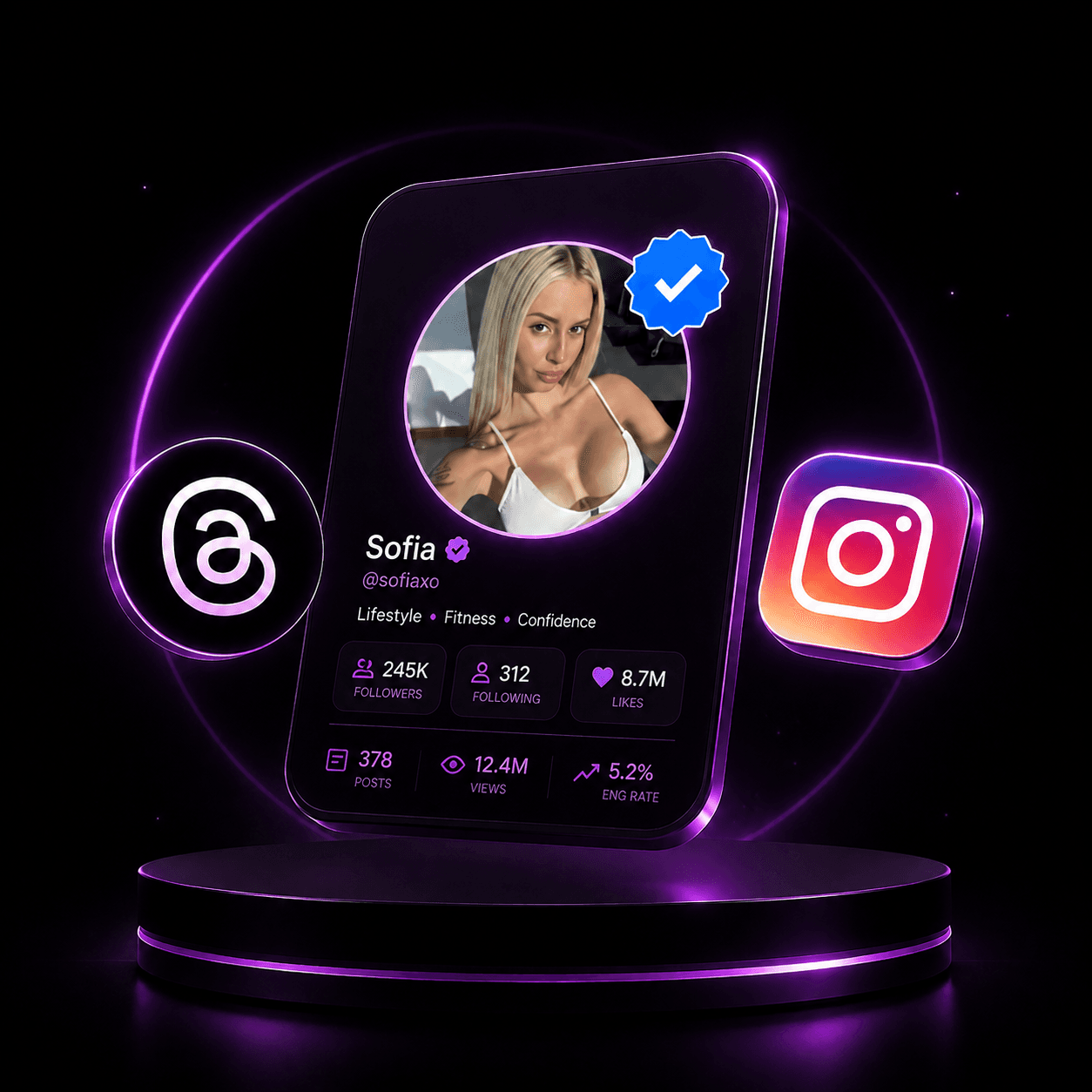 Custom Threads + IG Accounts product image